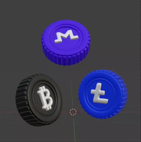 Crypto 3d Icon Pack 3D model_101