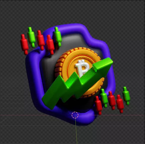 Crypto 3d Icon Pack 3D model_25