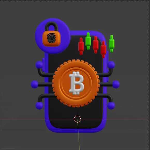 Crypto 3d Icon Pack 3D model_129
