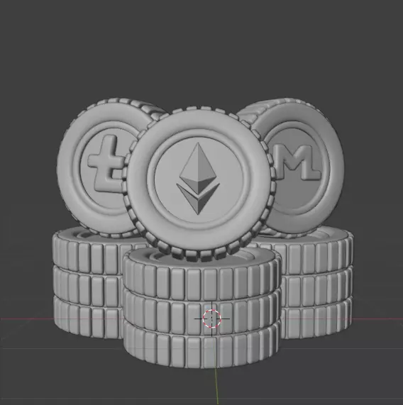 Crypto 3d Icon Pack 3D model_139