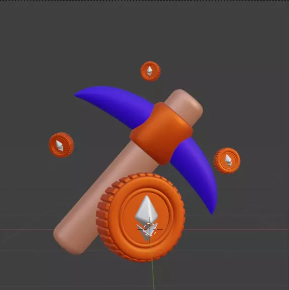 Crypto 3d Icon Pack 3D model_85