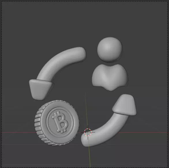 Crypto 3d Icon Pack 3D model_43
