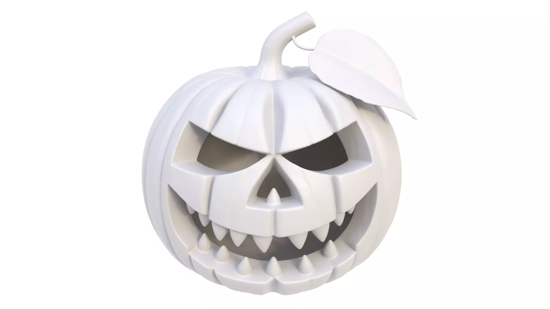 Halloween pumpkin 09 3D model_7