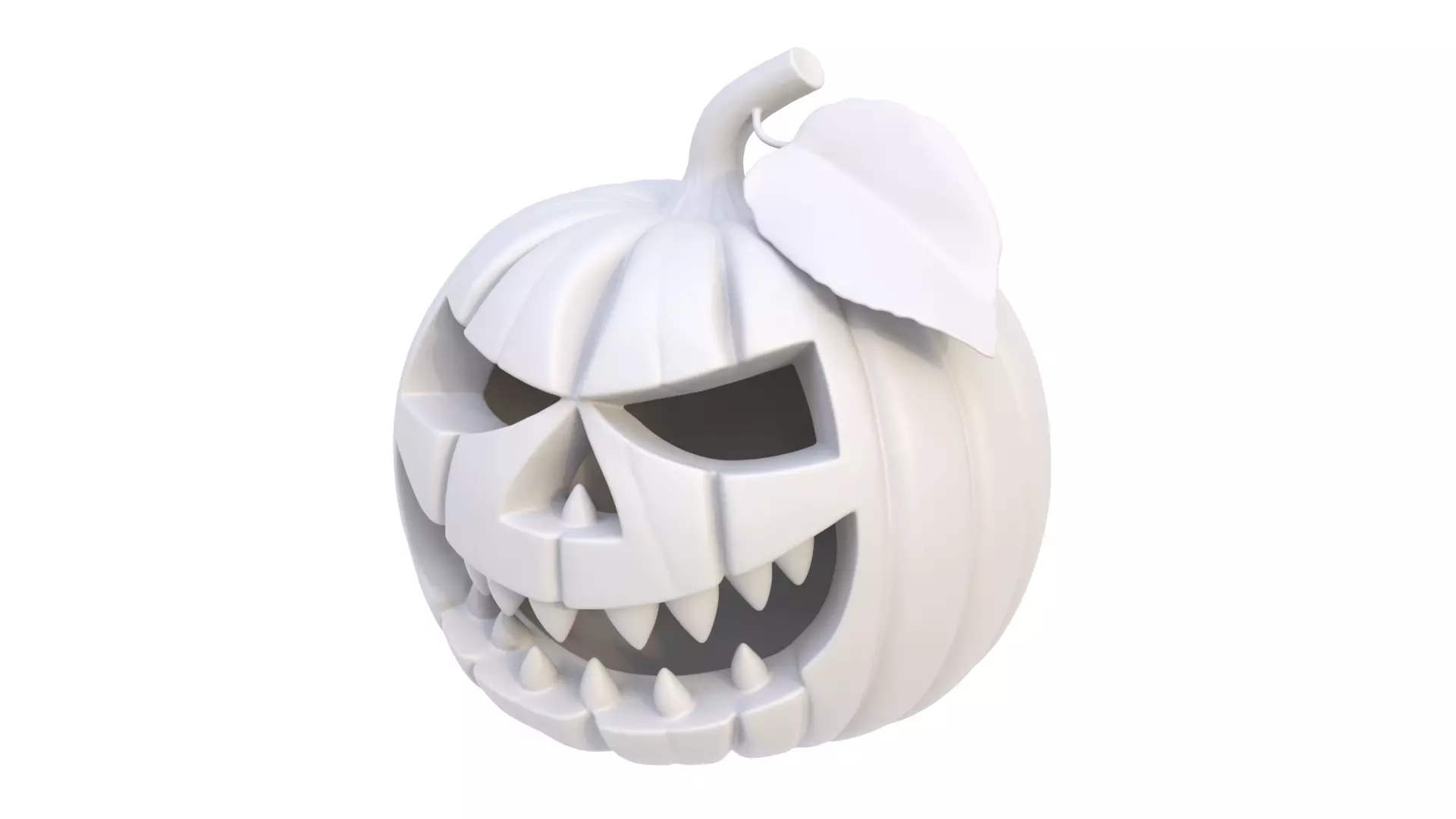 Halloween pumpkin 09 3D model_0