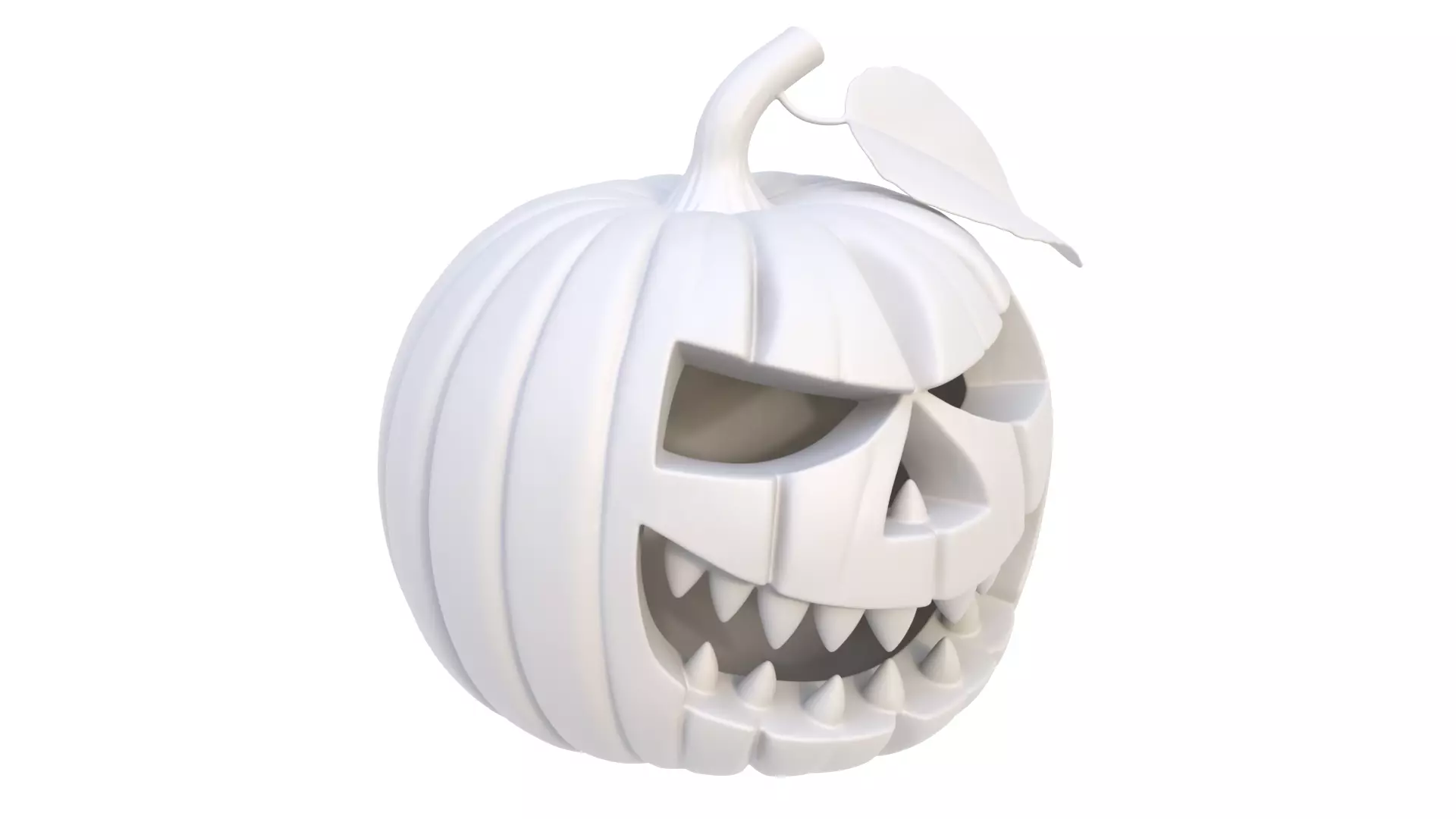 Halloween pumpkin 09 3D model_6