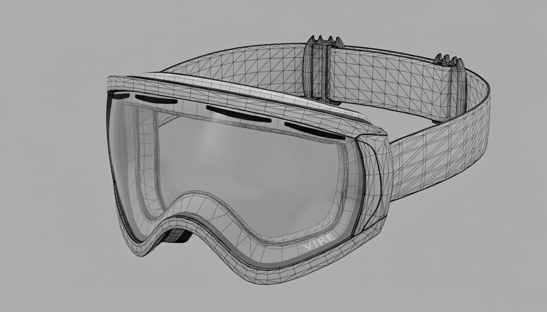 VIRE Goggles - OAKLEY PRO M SNOW GOGGLES 3D model_7