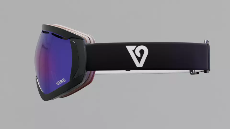 VIRE Goggles - OAKLEY PRO M SNOW GOGGLES 3D model_5