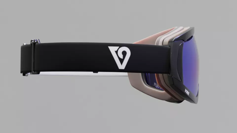 VIRE Goggles - OAKLEY PRO M SNOW GOGGLES 3D model_3