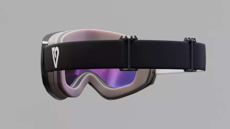 VIRE Goggles - OAKLEY PRO M SNOW GOGGLES 3D model_4