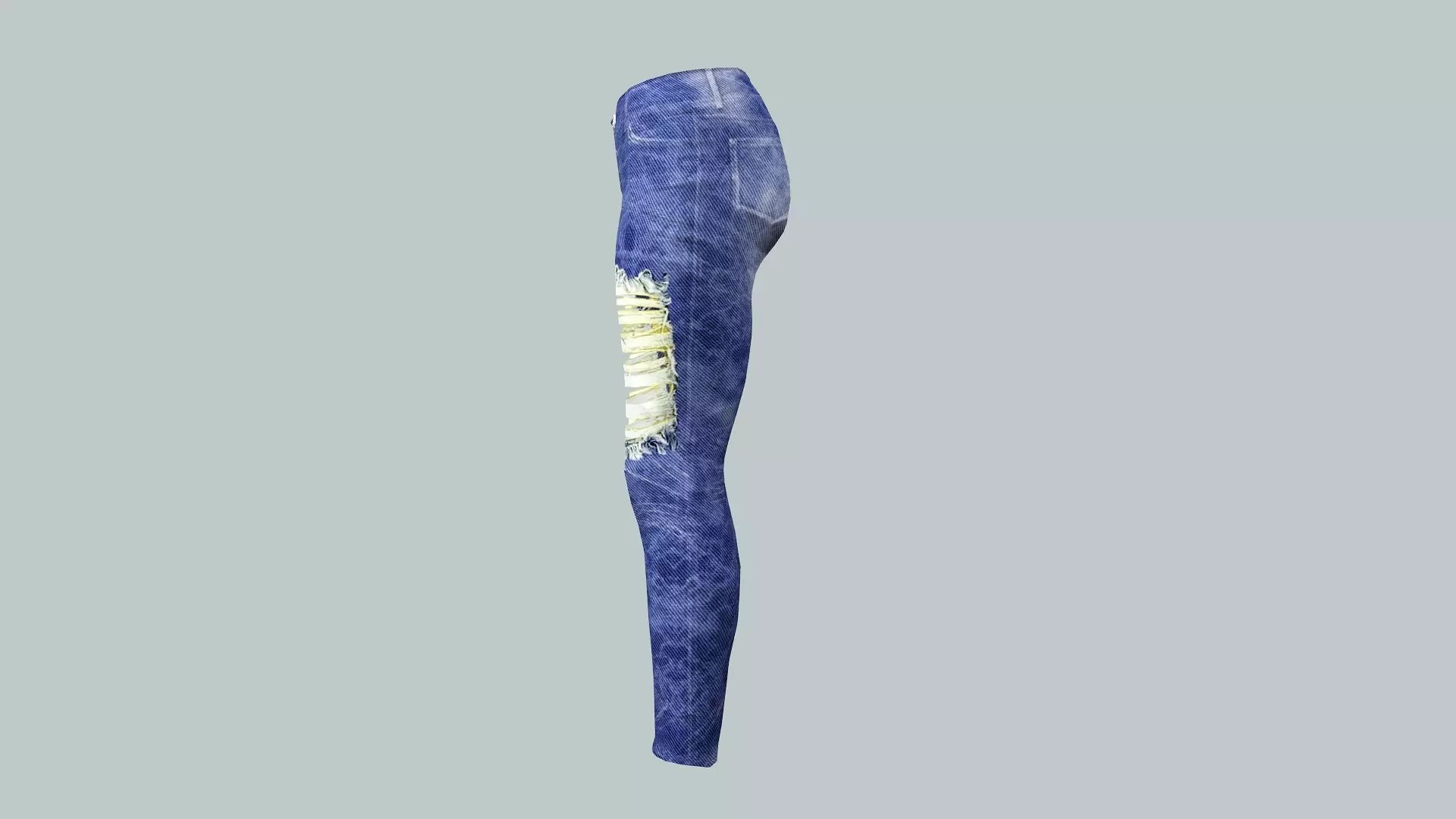 Lady Jeans Game Ready Trousers 10 Pant 3D Model 3D model_3