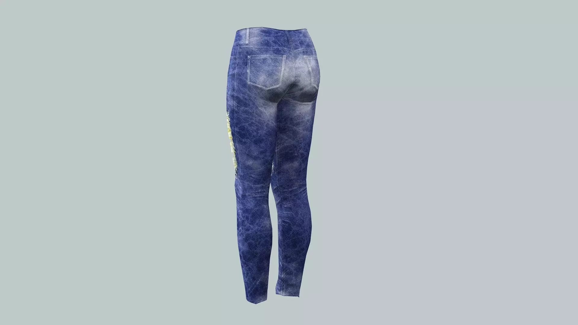 Lady Jeans Game Ready Trousers 10 Pant 3D Model 3D model_4
