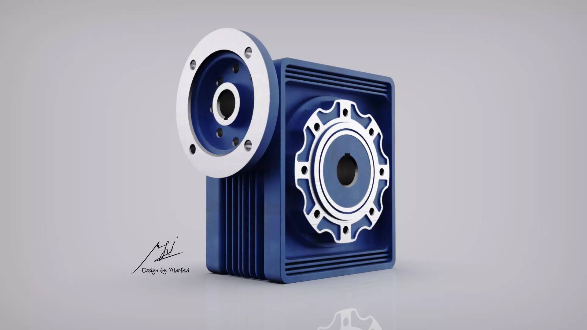 Gear box 3D model_0