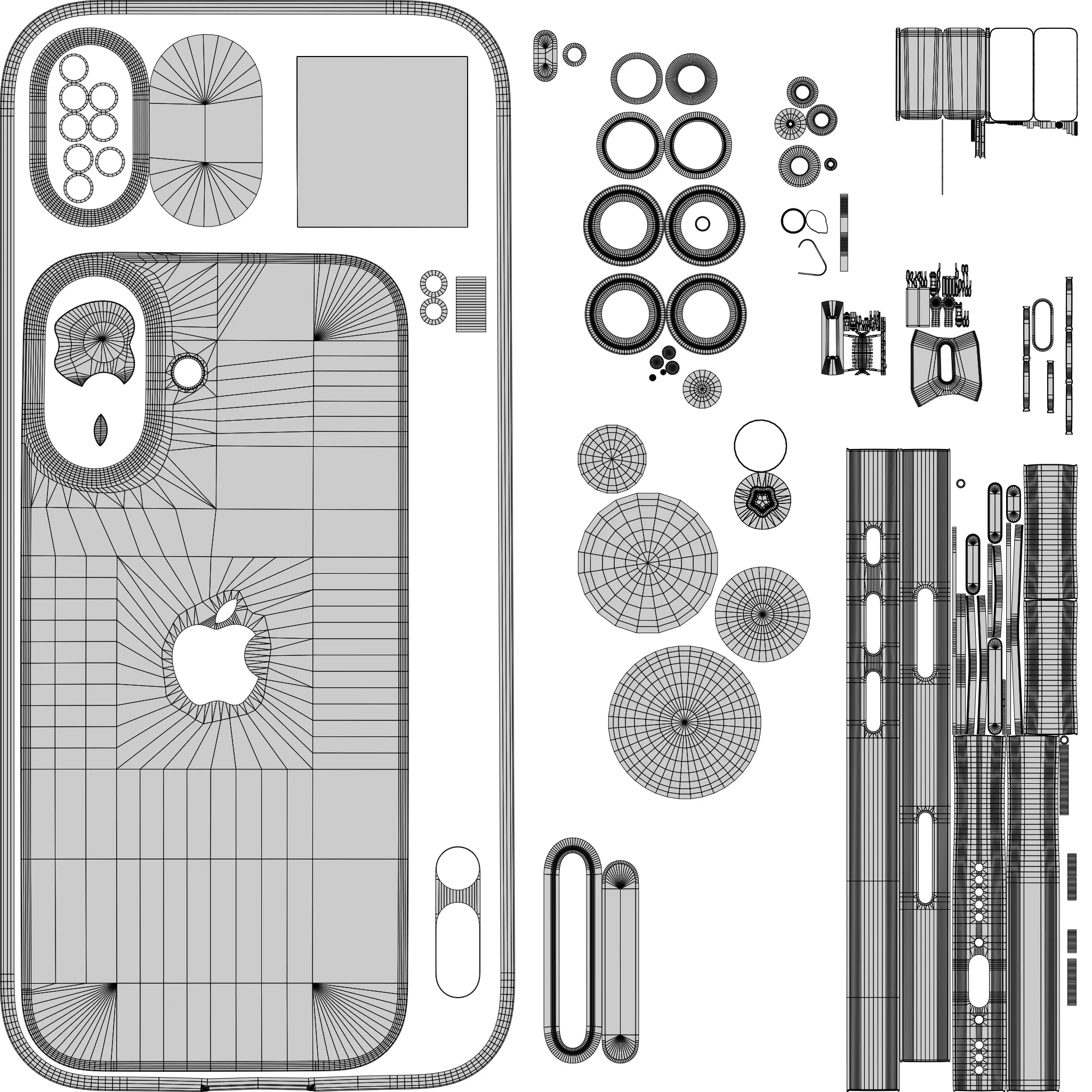 Apple Iphone 17 Mist Blue 2025 3D model_11