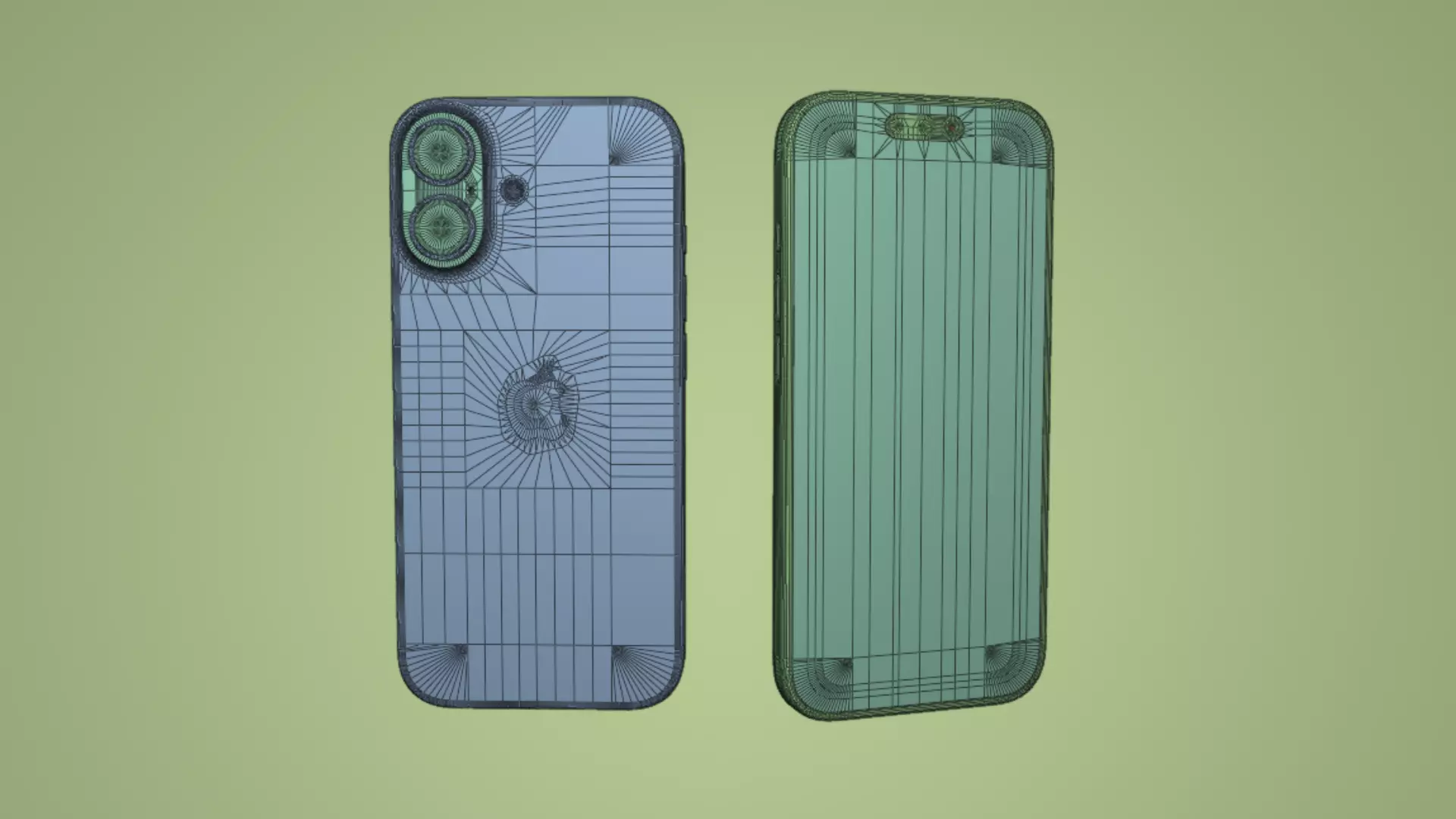 Apple Iphone 17 Mist Blue 2025 3D model_9