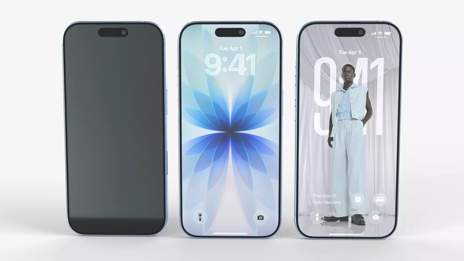 Apple Iphone 17 Mist Blue 2025 3D model_2