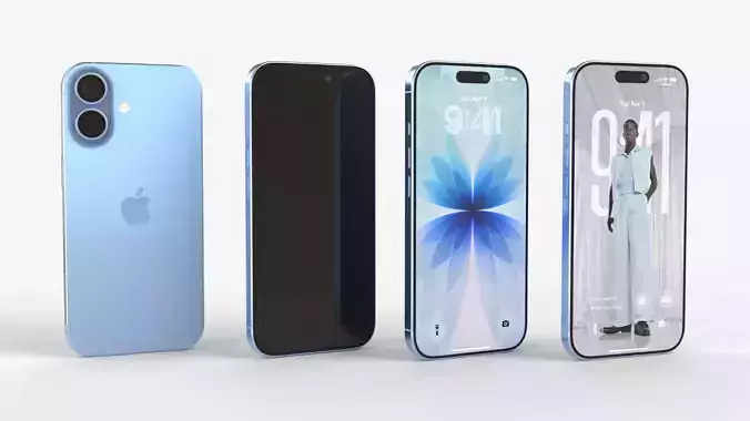 Apple Iphone 17 Mist Blue 2025