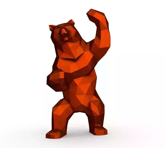 Bear low poly