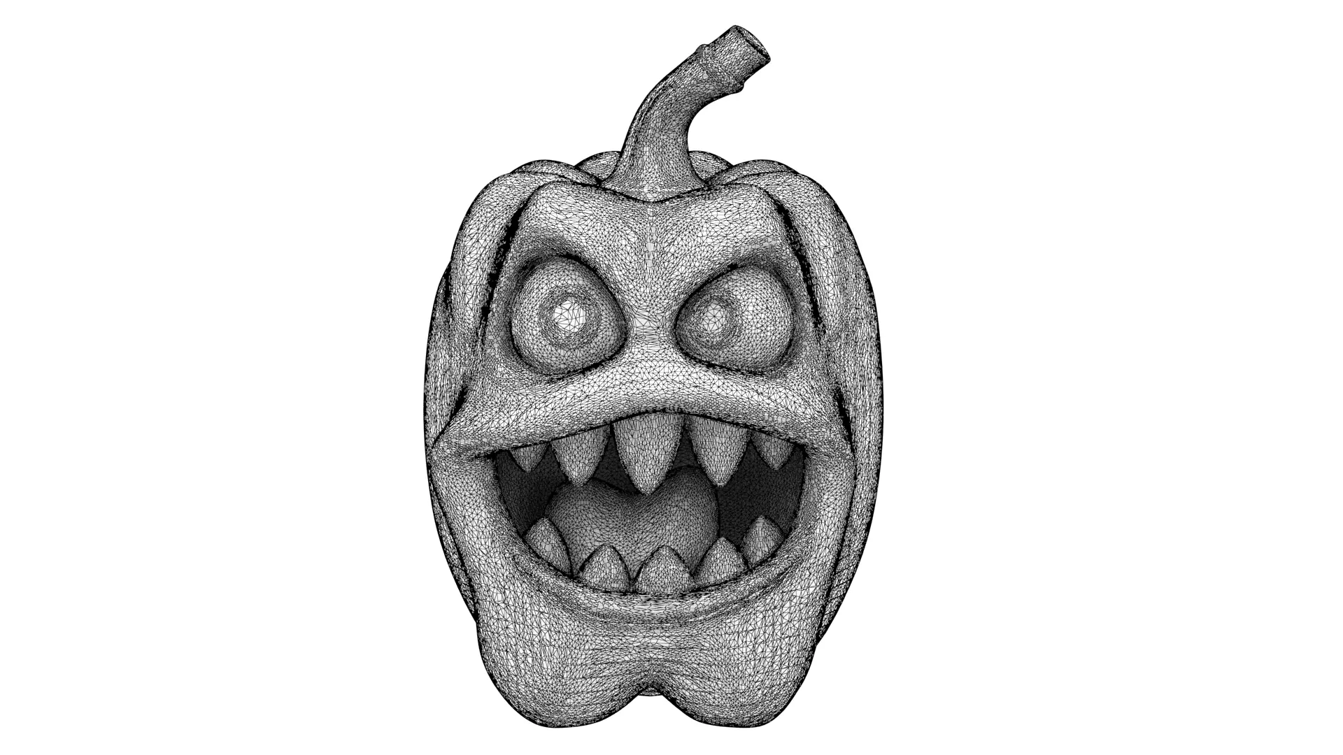 Mutant pepper 3D model_8