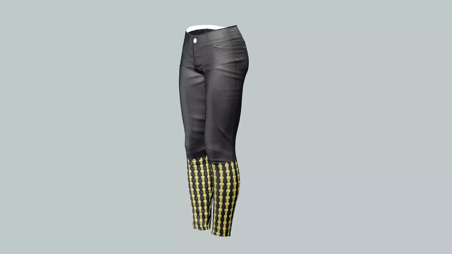 Dark Lady Jeans Game Ready Trousers 17 Pant 3D Model 3D model_2