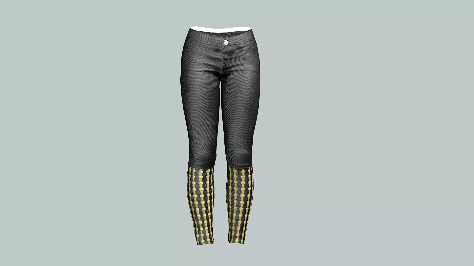 Dark Lady Jeans Game Ready Trousers 17 Pant 3D Model 3D model_1