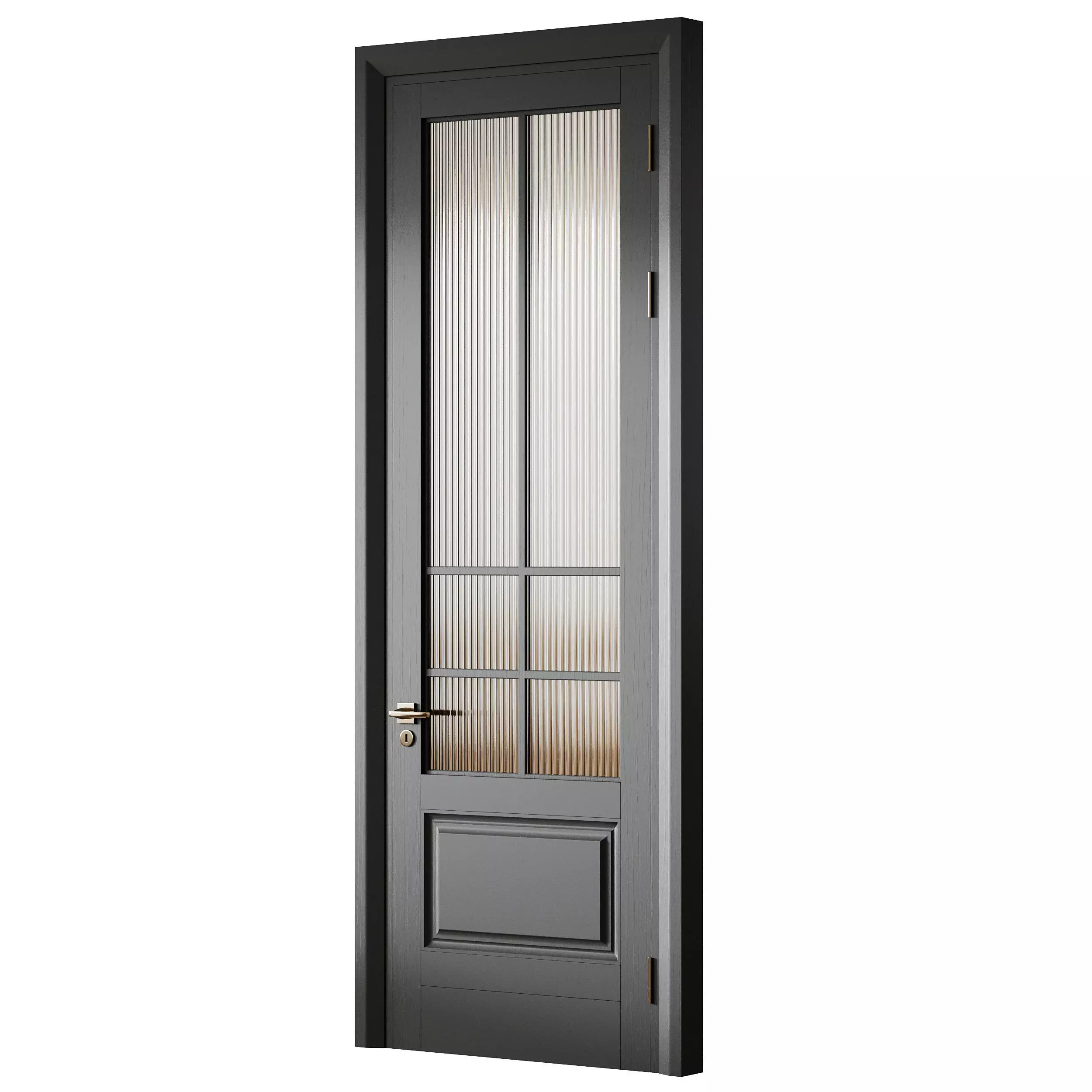 Interior door 8 3D model_5