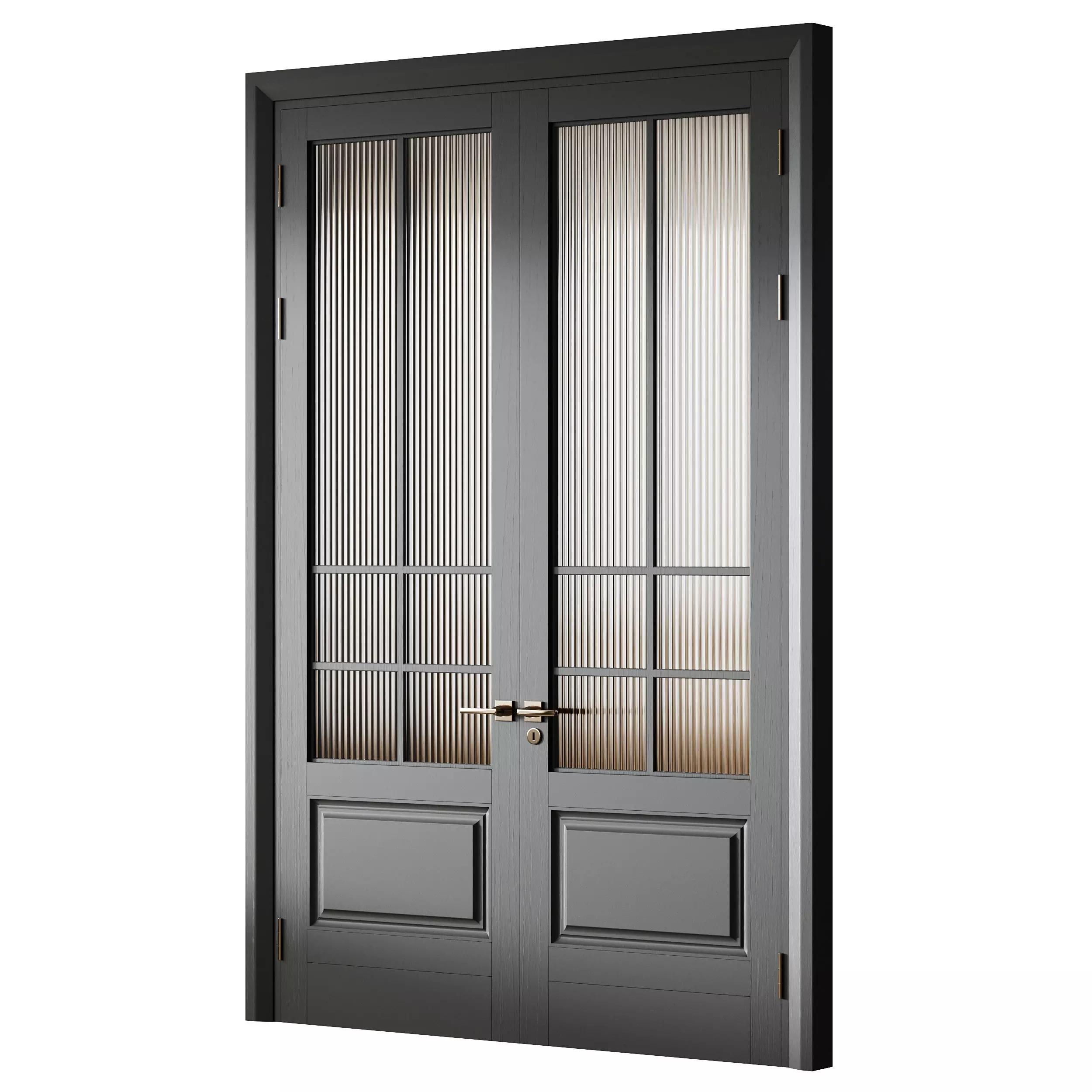 Interior door 8 3D model_2