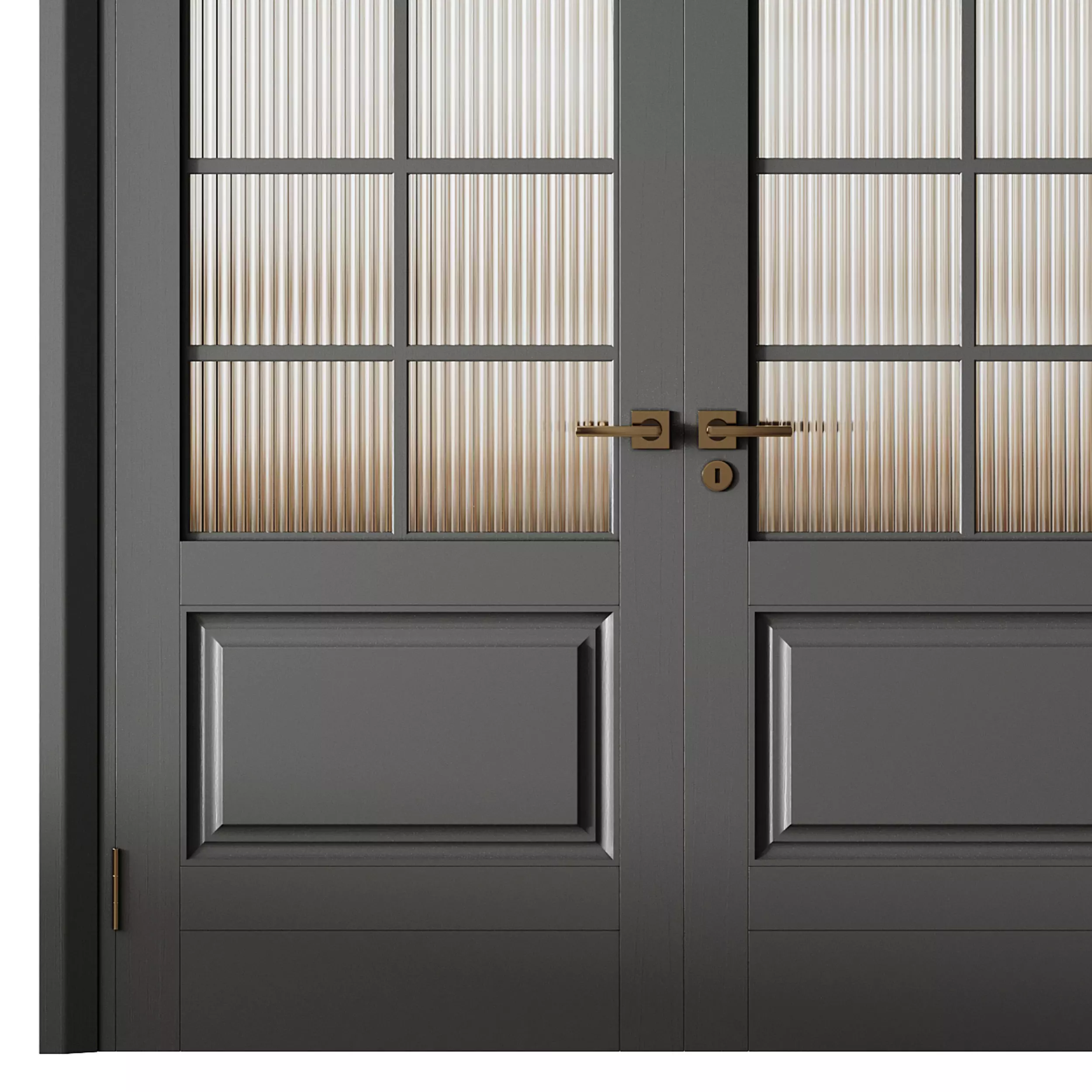 Interior door 8 3D model_9