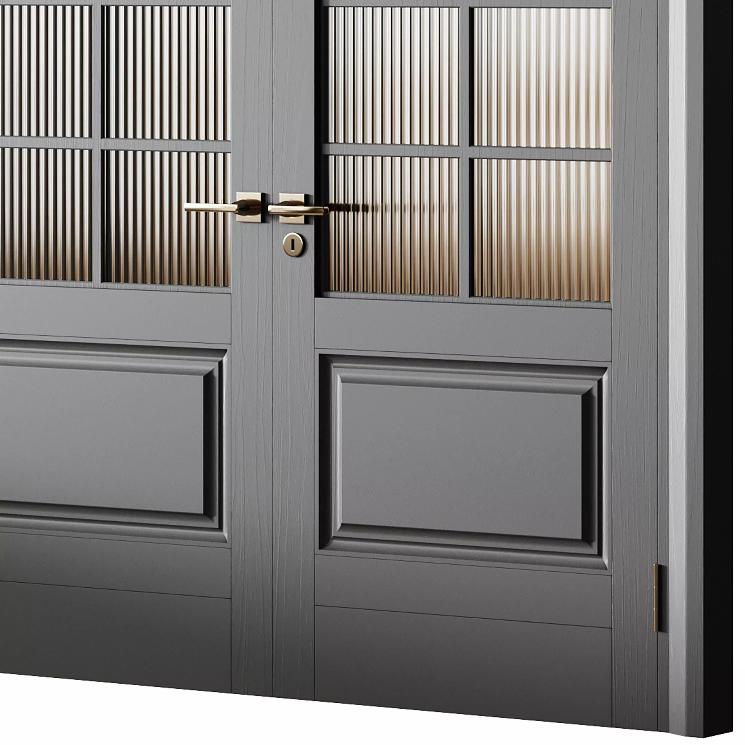 Interior door 8 3D model_10