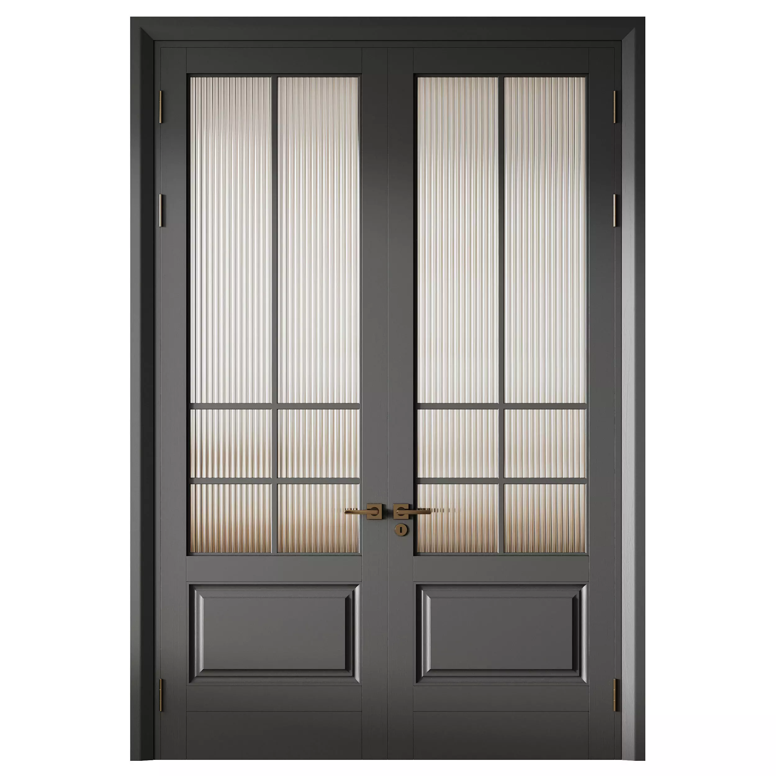 Interior door 8 3D model_4