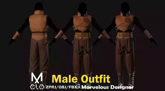 Male Armor Outfit