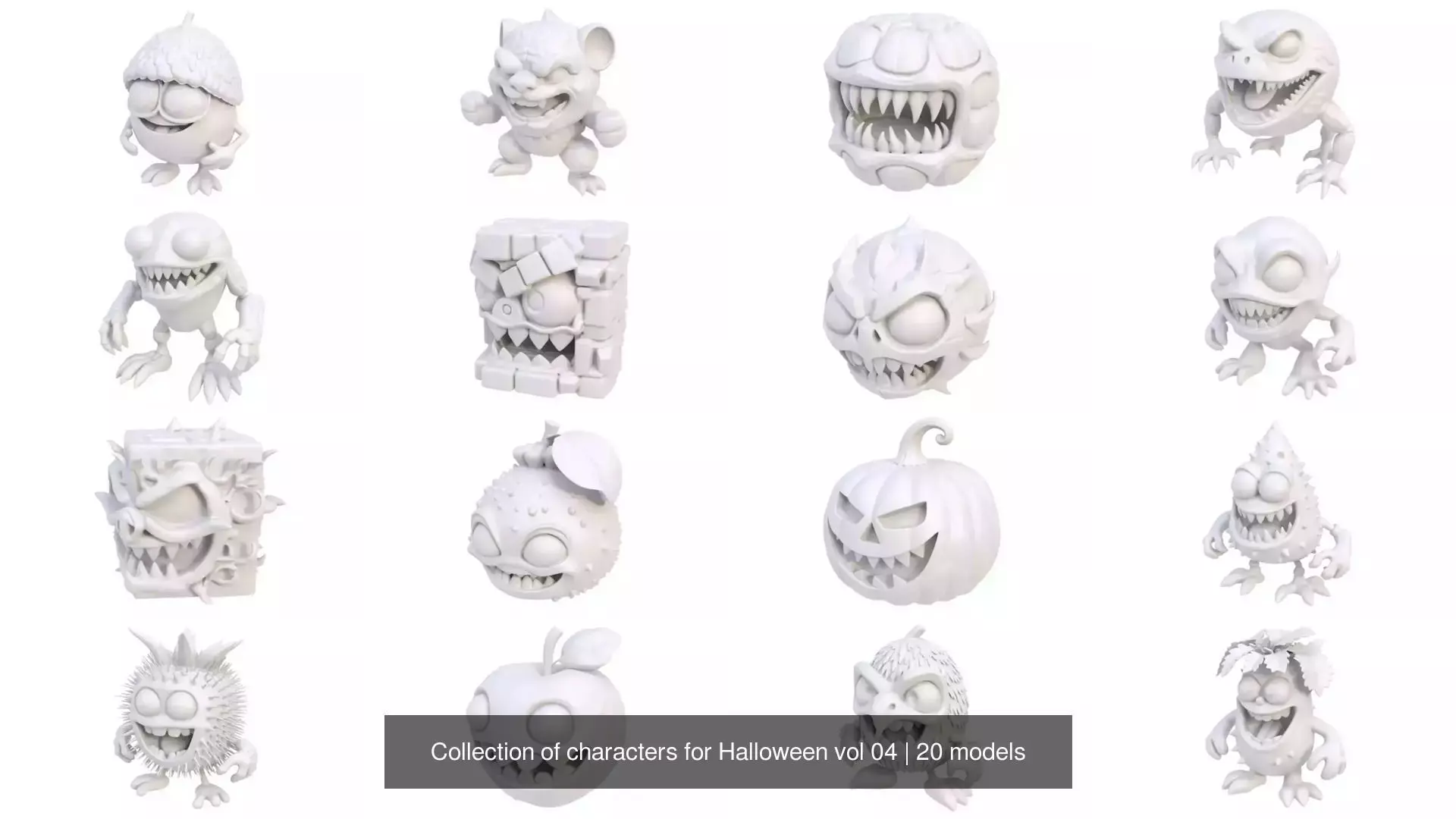 Collection of characters for Halloween vol 04 _0