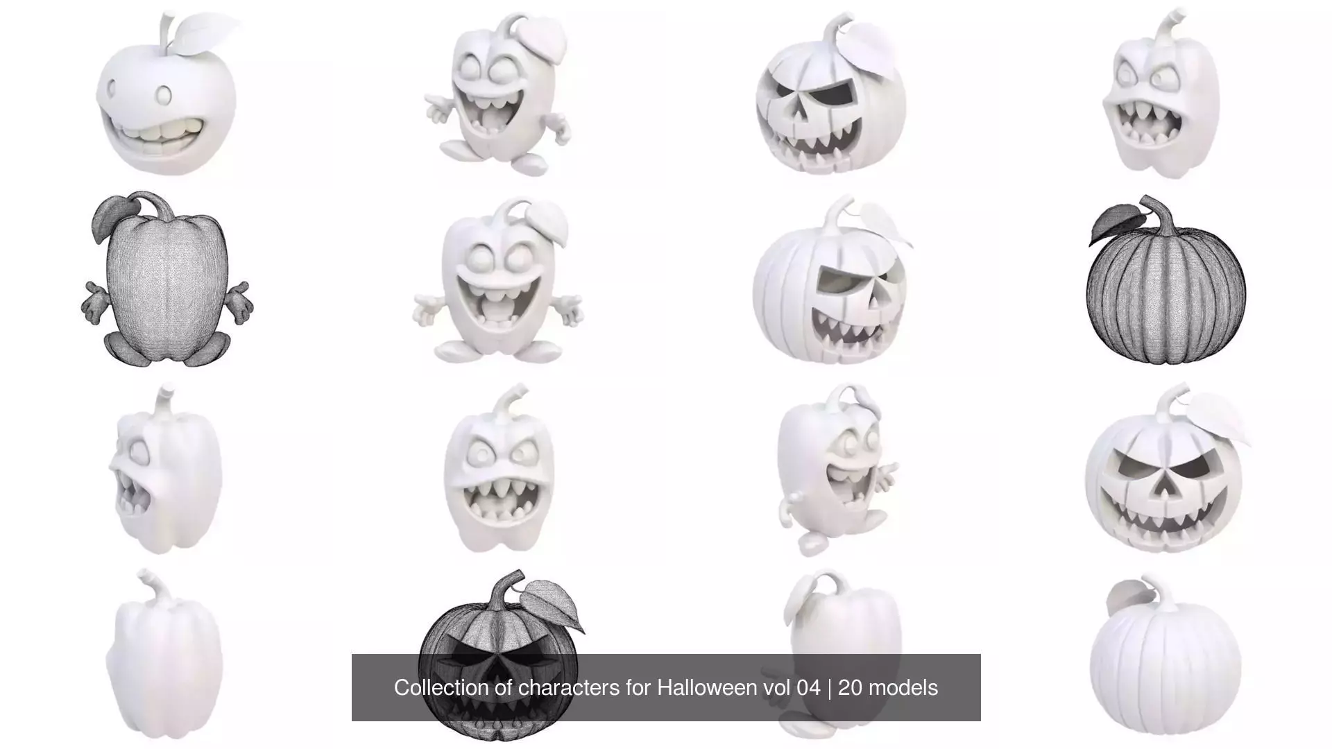 Collection of characters for Halloween vol 04 _22