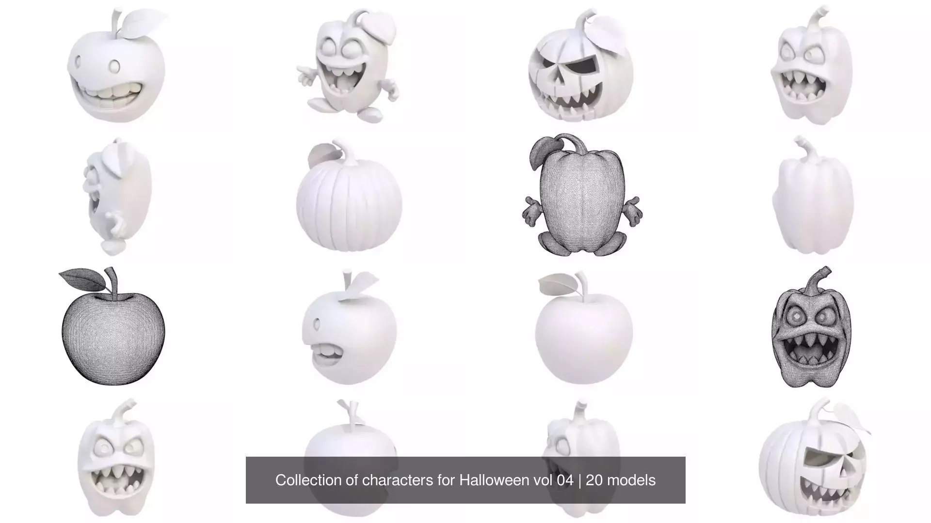 Collection of characters for Halloween vol 04 _23