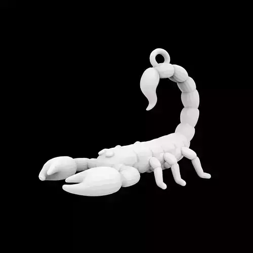 Scorpion Keychain 3D print model