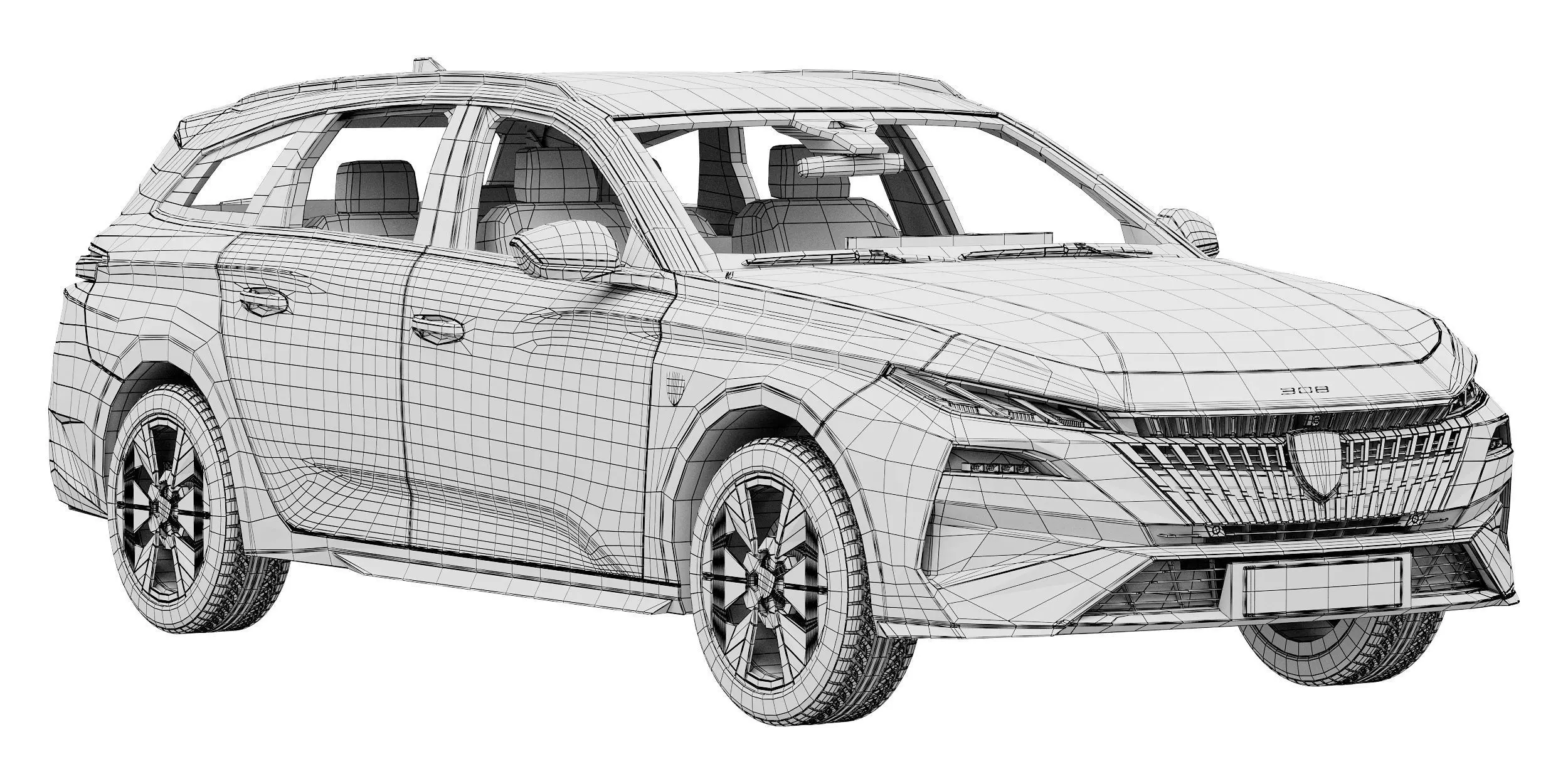 Peugeot 308 SW 2026 3D model_14