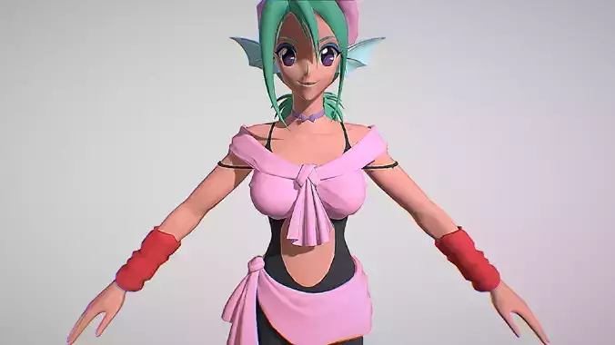 Juri - Yu Yu Hakusho - Slugfest - Cute Anime Girl Character