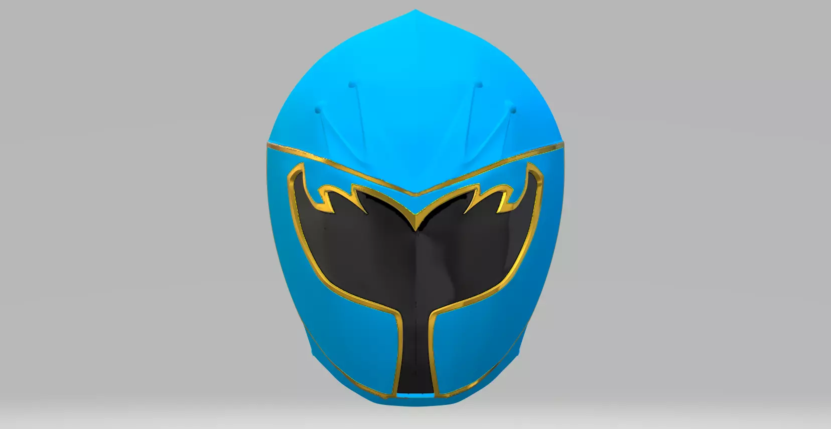 Power Rangers Mystic Force Blue Ranger helmet 3D print model