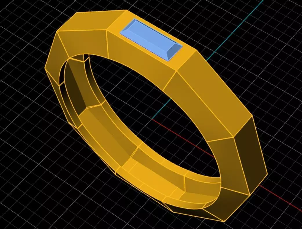 ITALIAN RING 3D print model_1