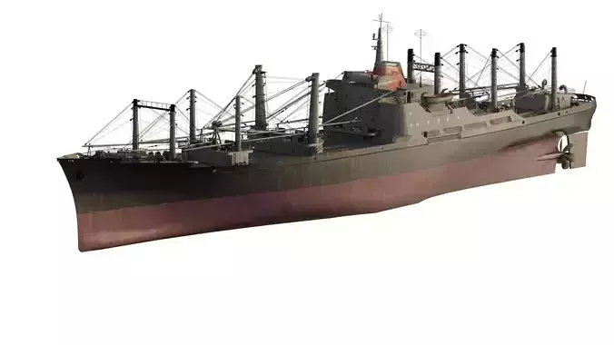 American cargo ship