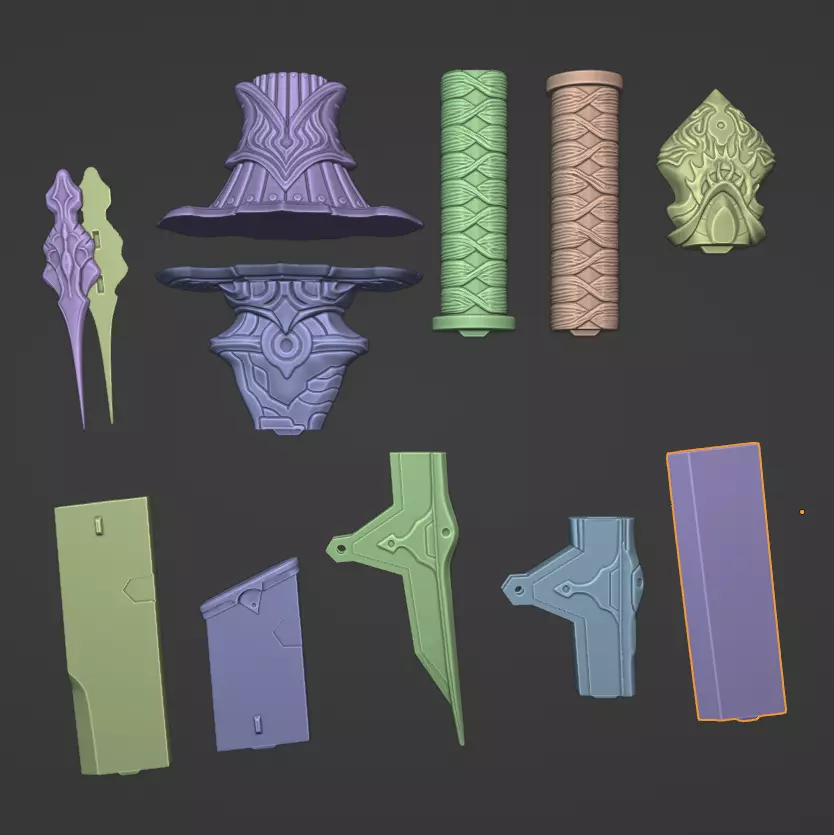 2b Large Sword - Virtuous Treaty 3D print model_6