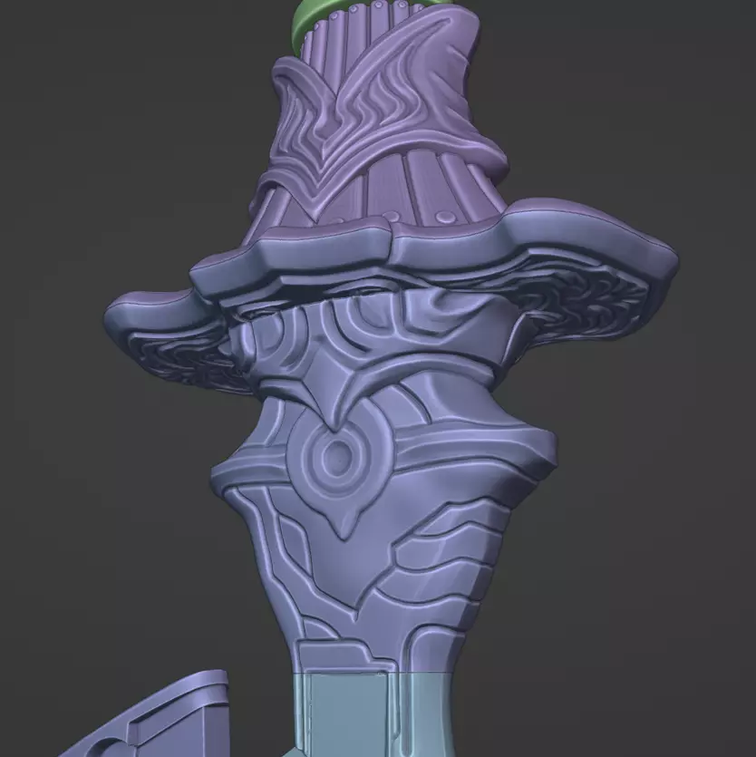 2b Large Sword - Virtuous Treaty 3D print model_4