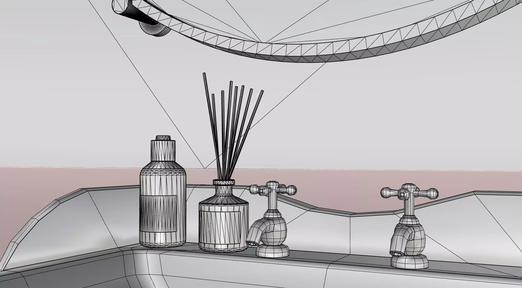 Vintage Bathroom 3D model_4