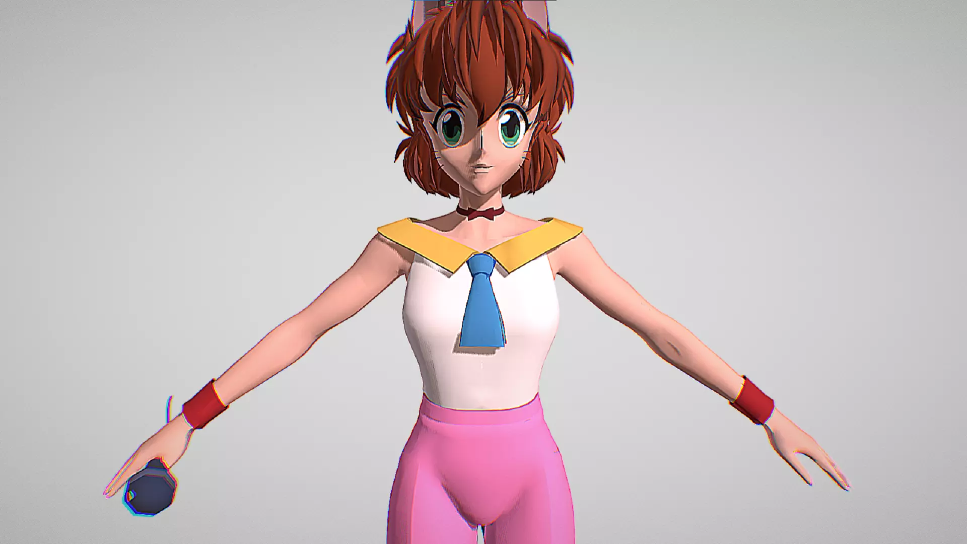 Koto - Yu Yu Hakusho - Slugfest - Cute Anime Girl Character Low-poly 3D model