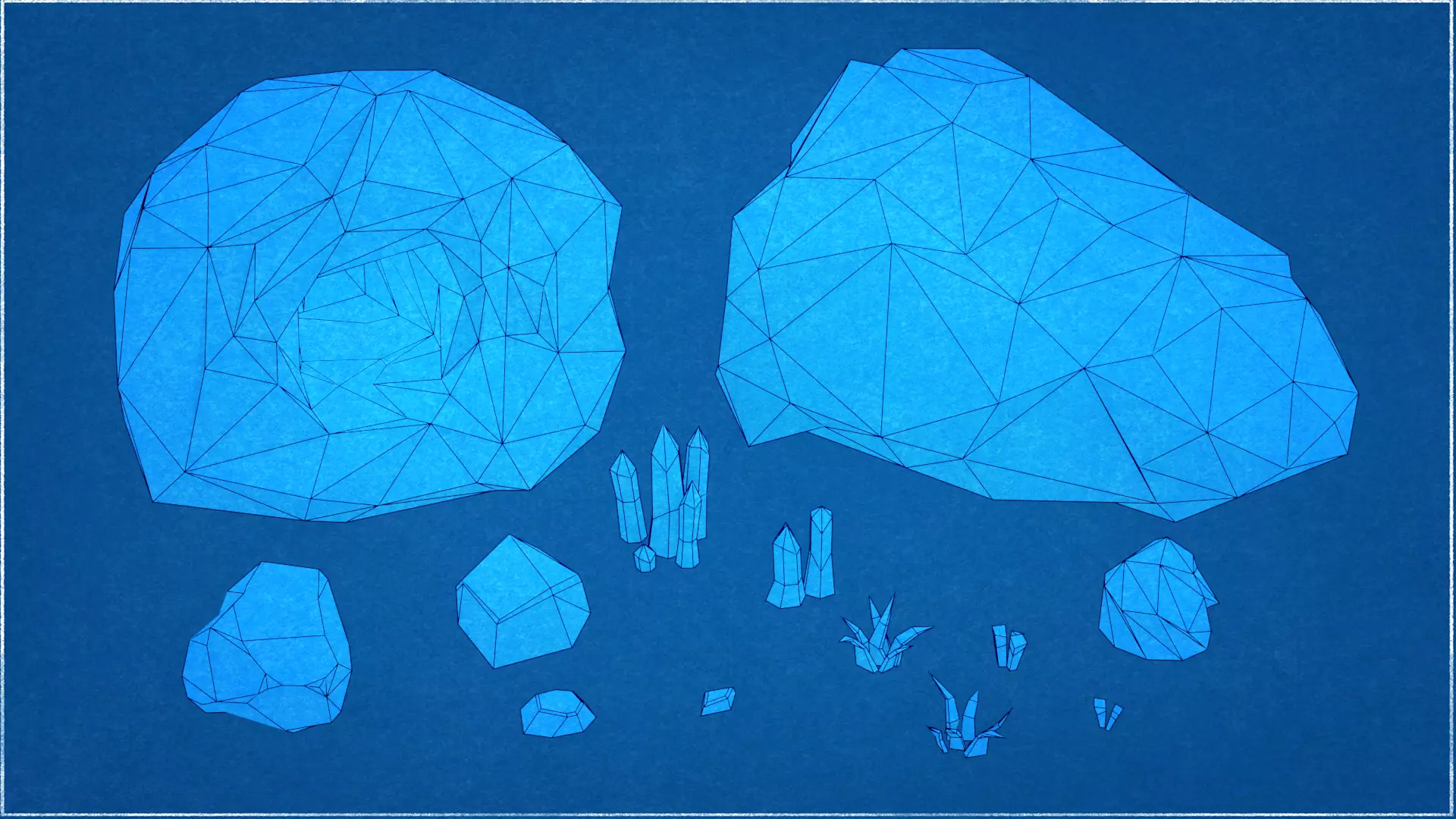 Low Poly Winter Environment Pack Low-poly 3D model_15