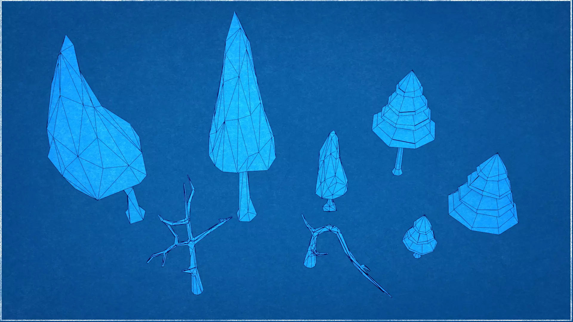 Low Poly Winter Environment Pack Low-poly 3D model_16