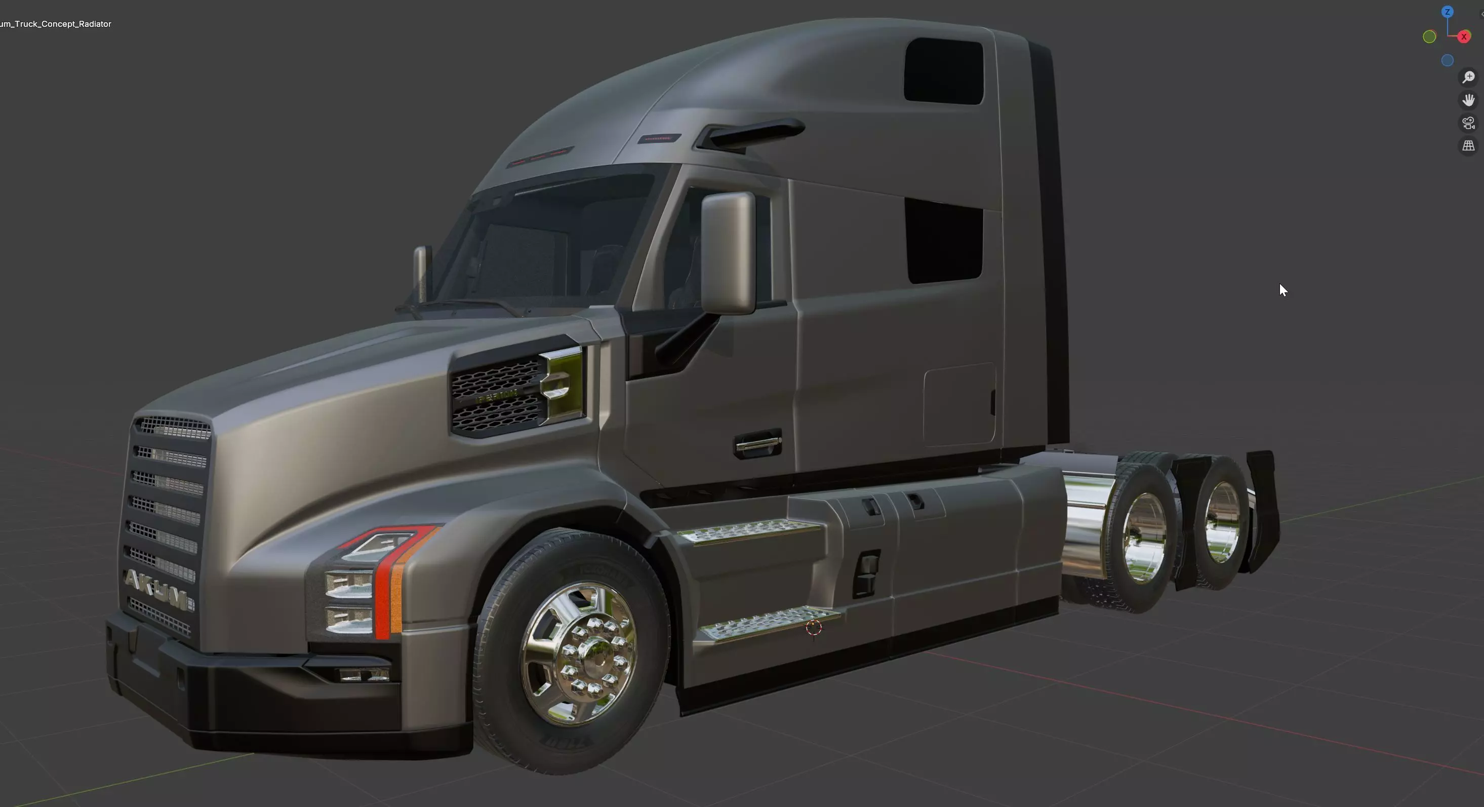 AKUM Iperion Generic Tractor Truck 3D model_18