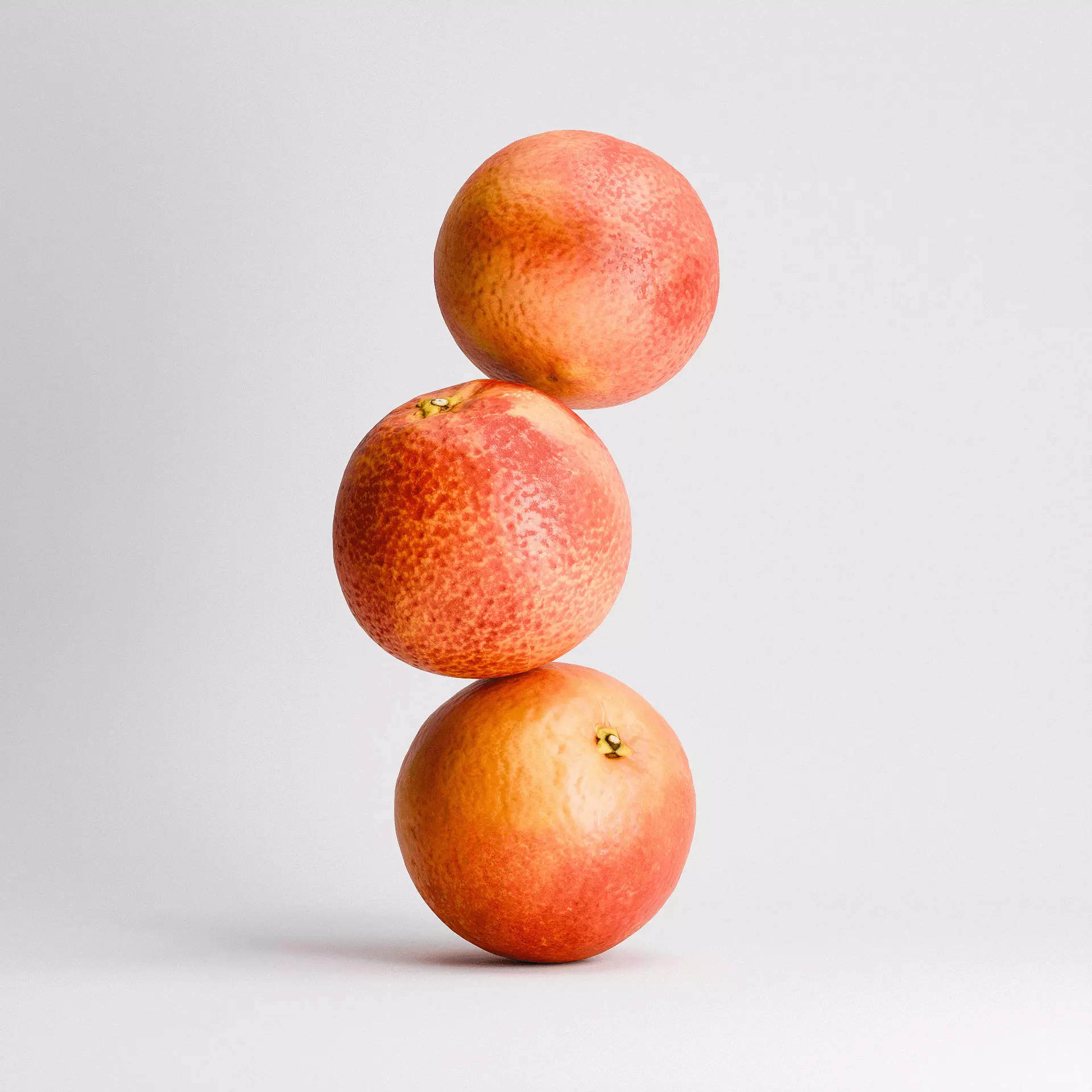 Blood Oranges Set 01 Low-poly 3D model_1