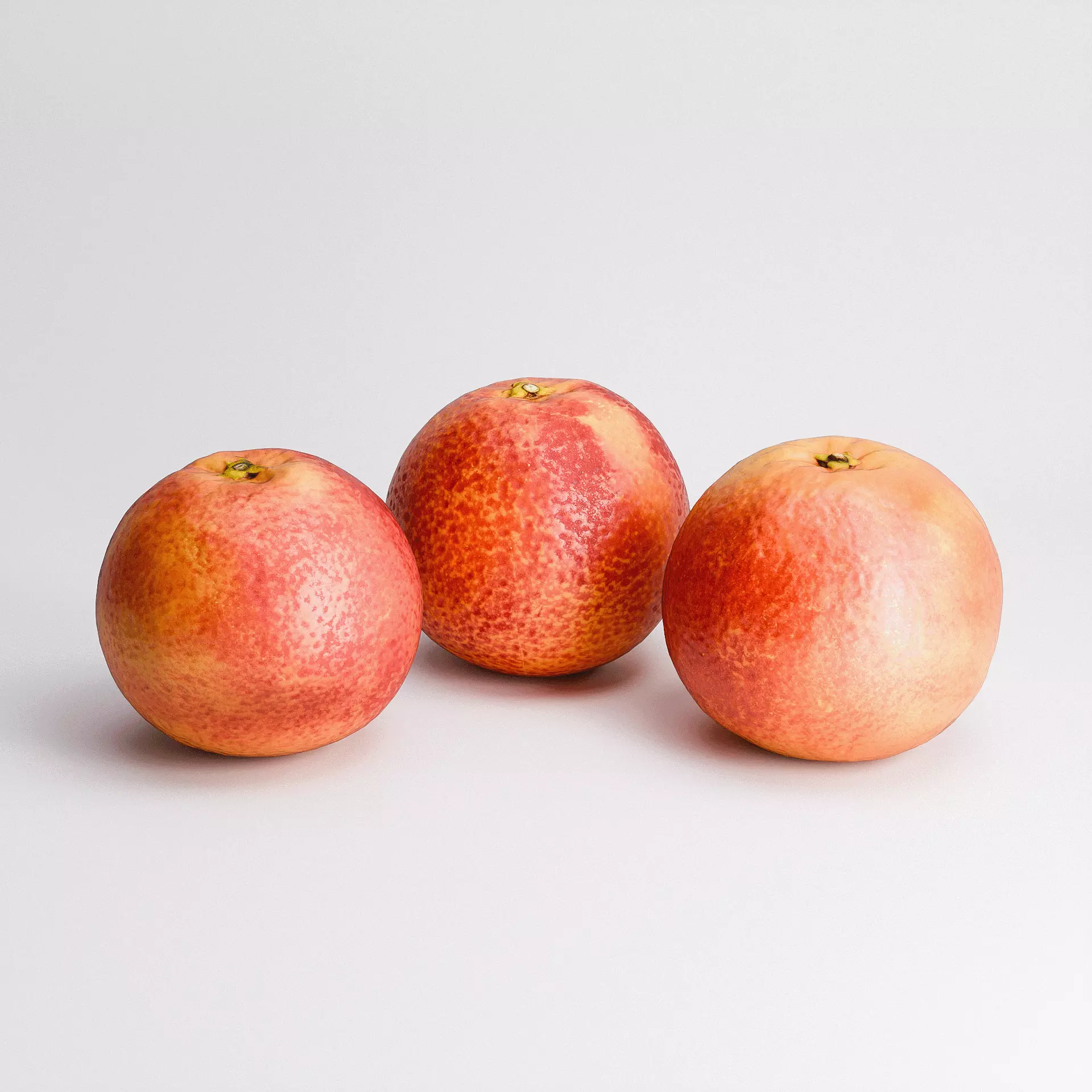 Blood Oranges Set 01 Low-poly 3D model_0