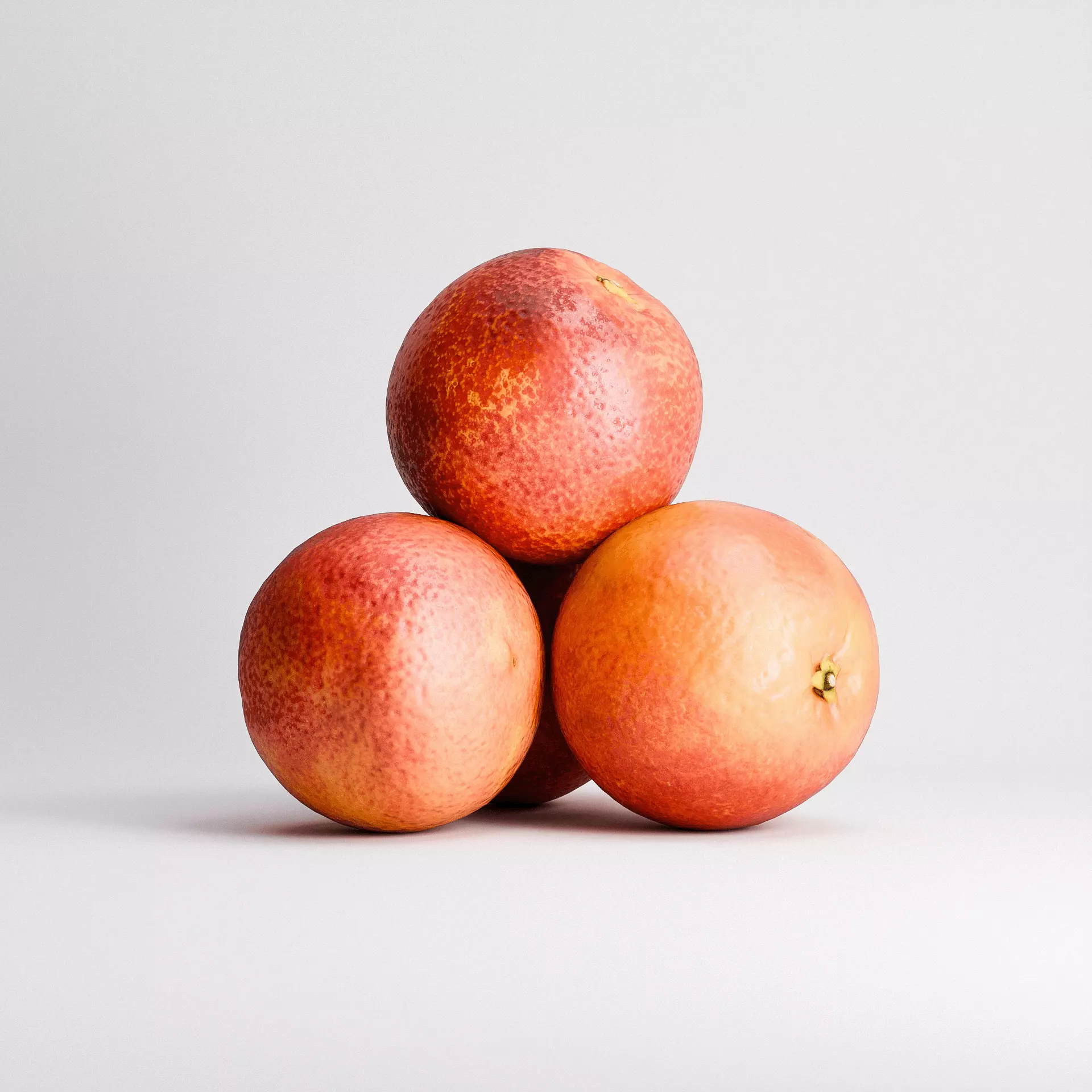 Blood Oranges Set 01 Low-poly 3D model_3