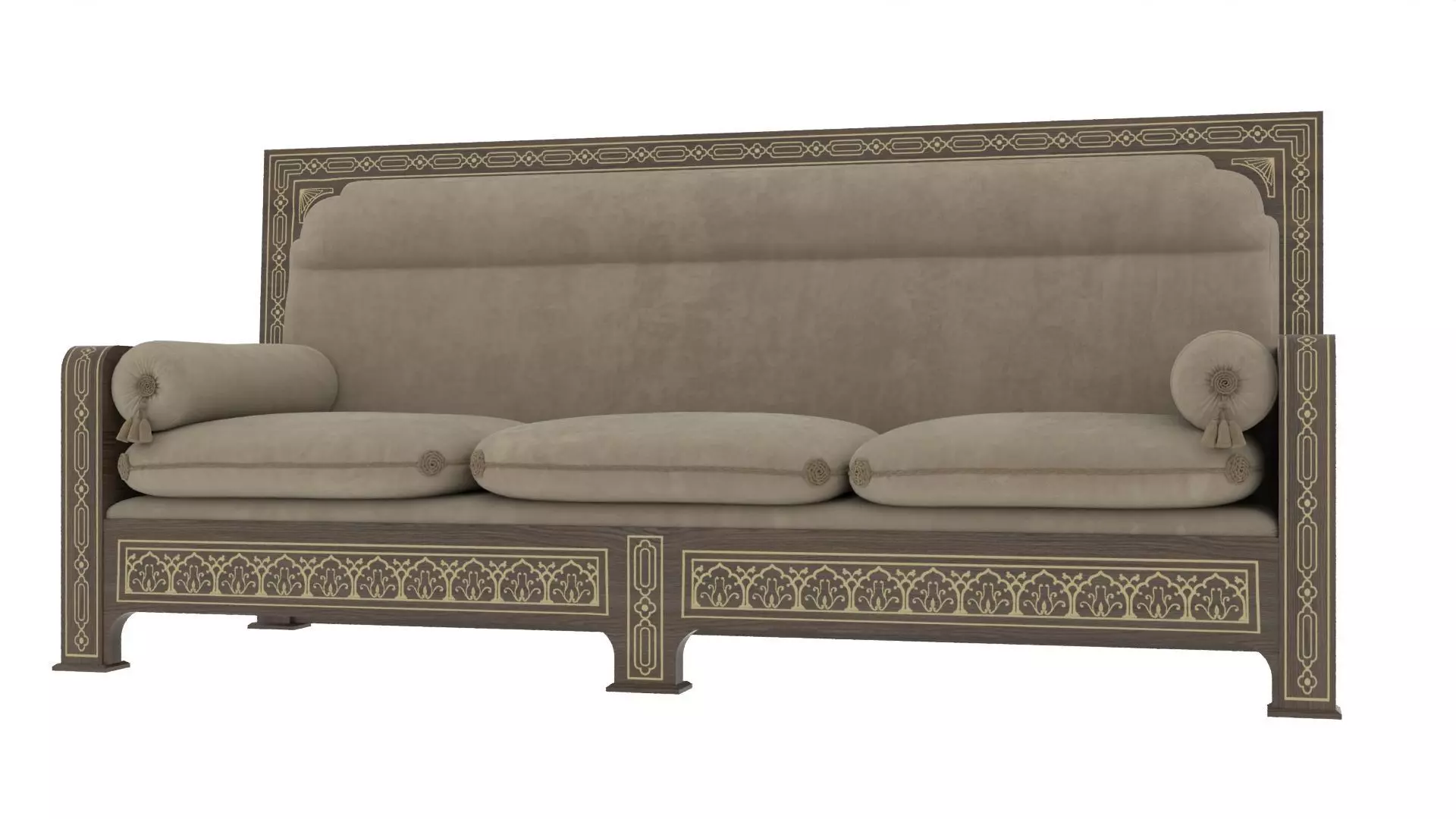 Arabic Sofa 3D model_8